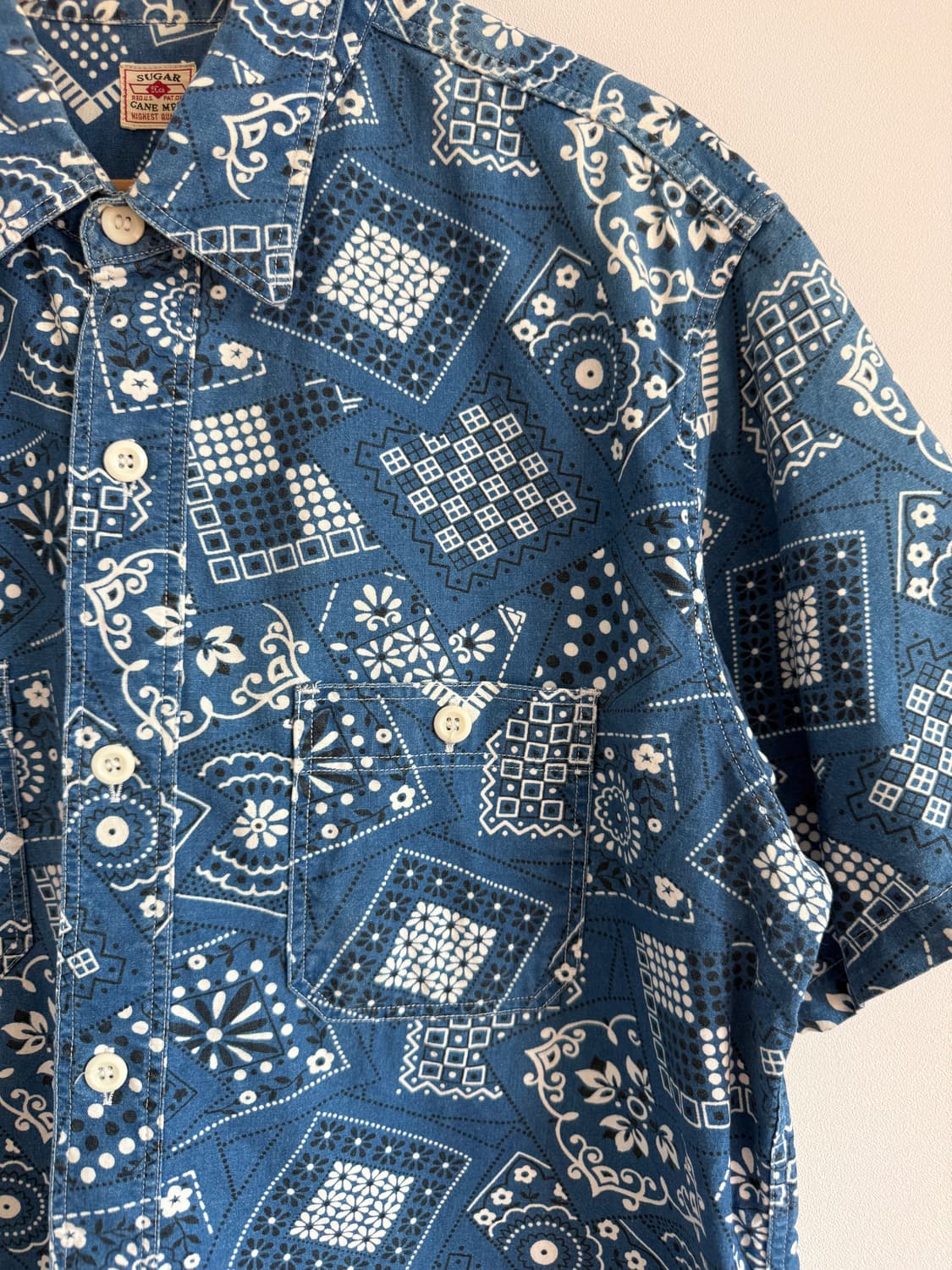 슈가케인(SUGAR CANE) 반팔 셔츠(JAPAN) 상품이미지3