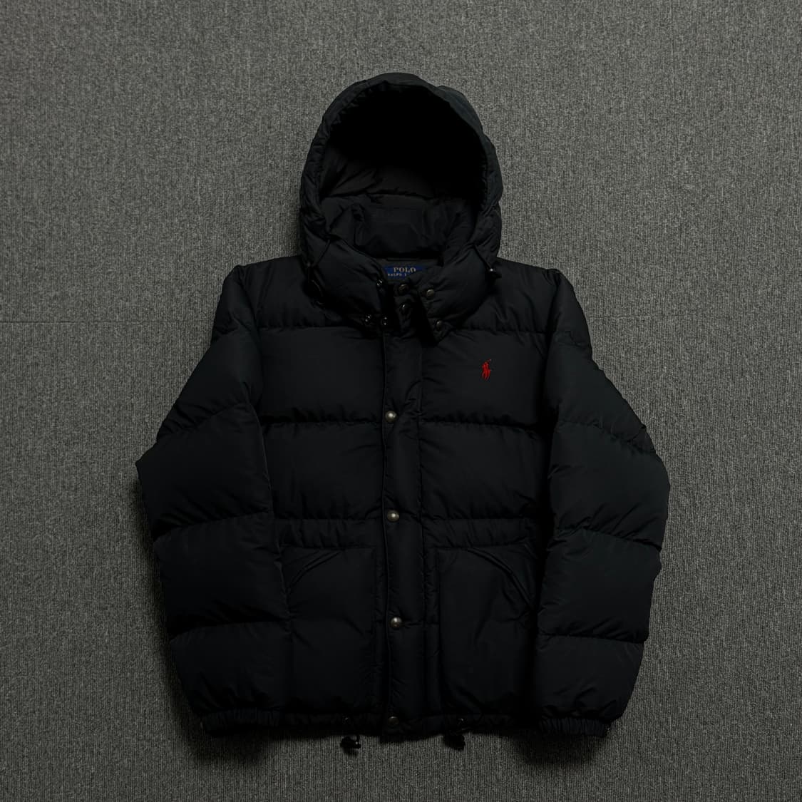 폴로 랄프로렌 엘름우드 다운 패딩 블랙 상품이미지1
