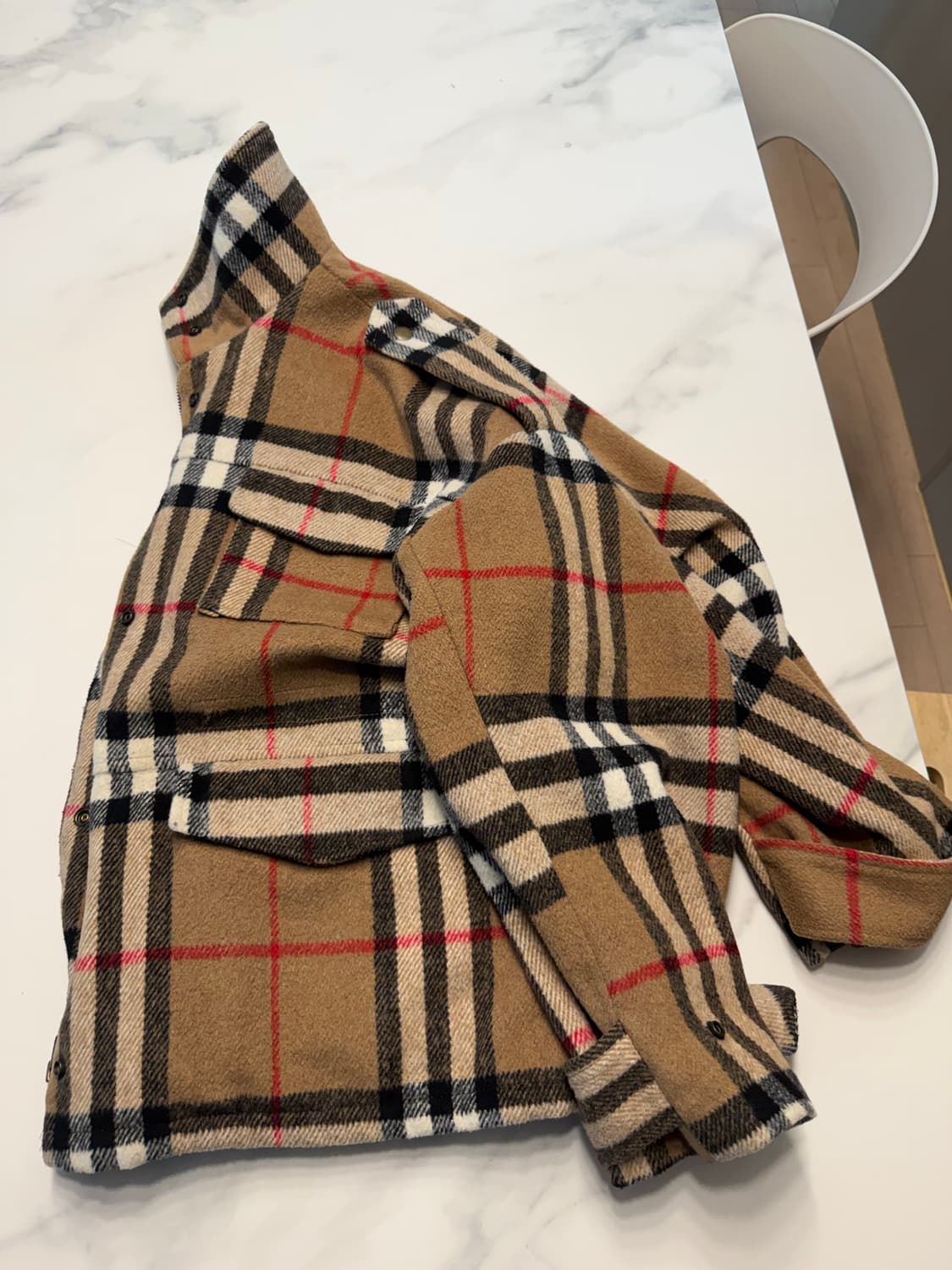 버버리스타일 자켓  상품이미지4