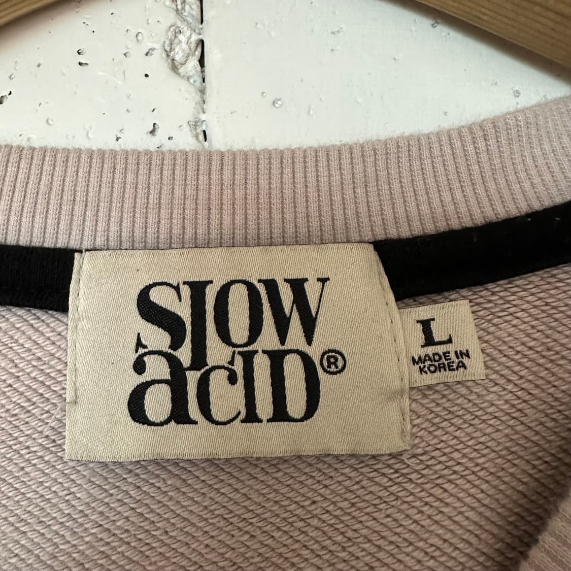 L 슬로우애시드 맨투맨 상품이미지3