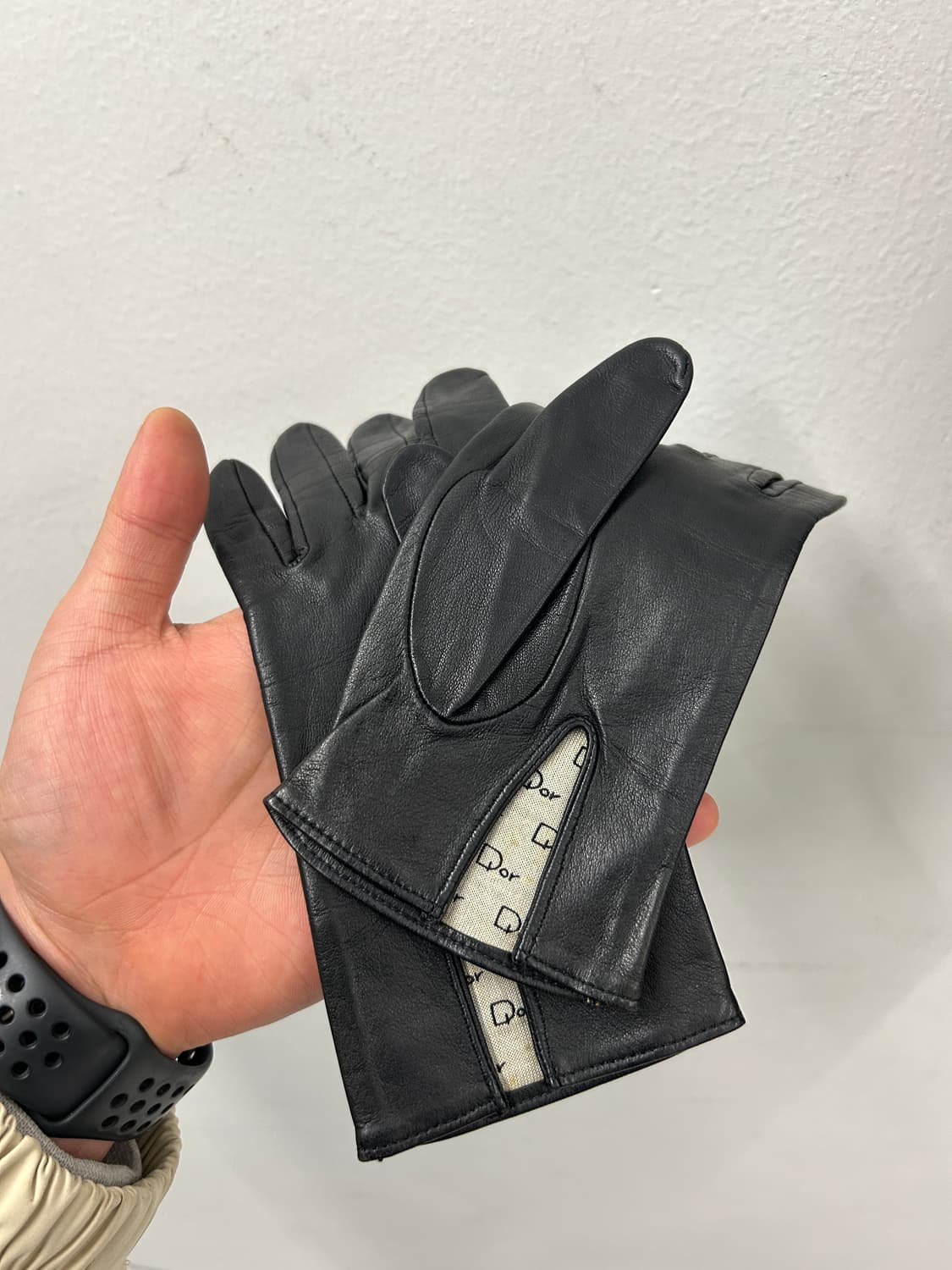 빈티지 디올 가죽 장갑 상품이미지3