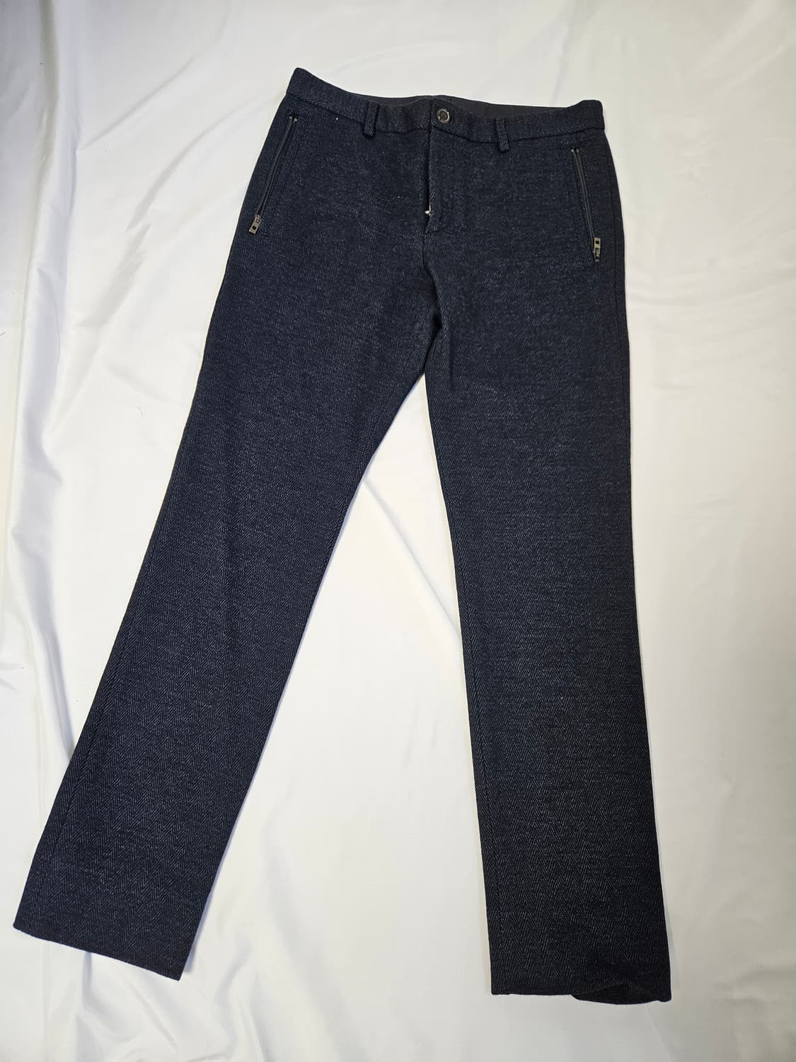 솔리드옴므 우영미 울 니트 헤링본 슬랙스 바지 클래식 48(거의 새상품) 상품이미지4