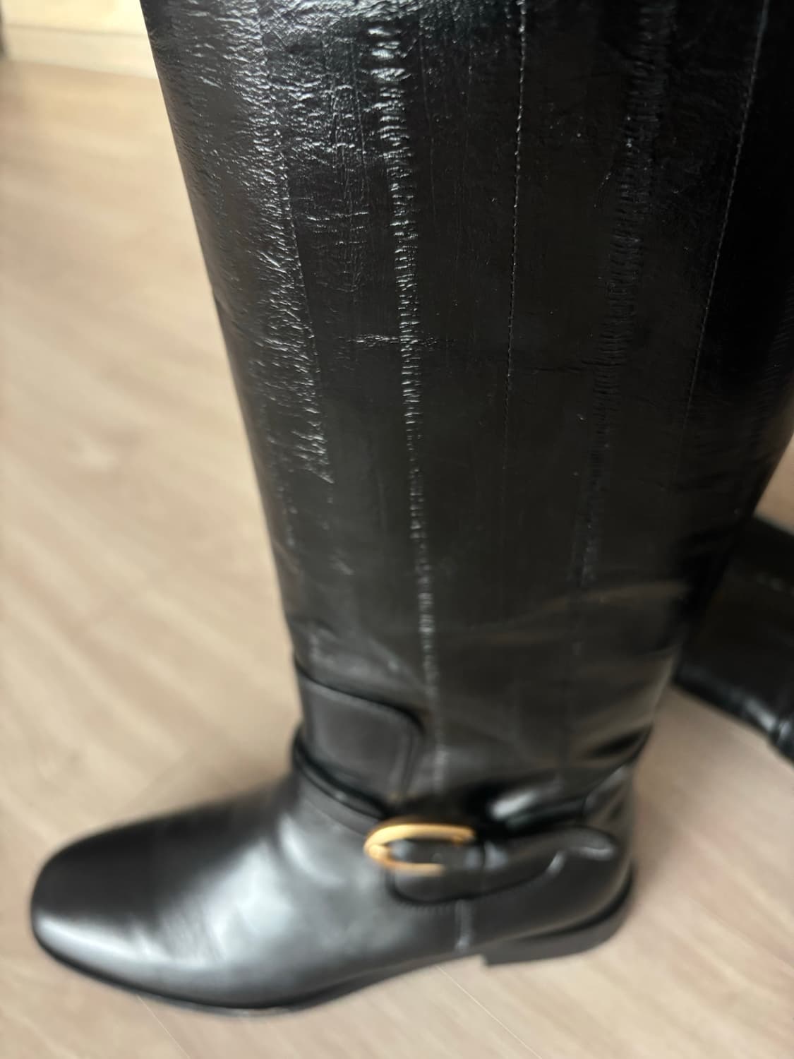 EENK 소가죽 롱부츠(ZIHA Flat Knee-high Boots) 상품이미지2