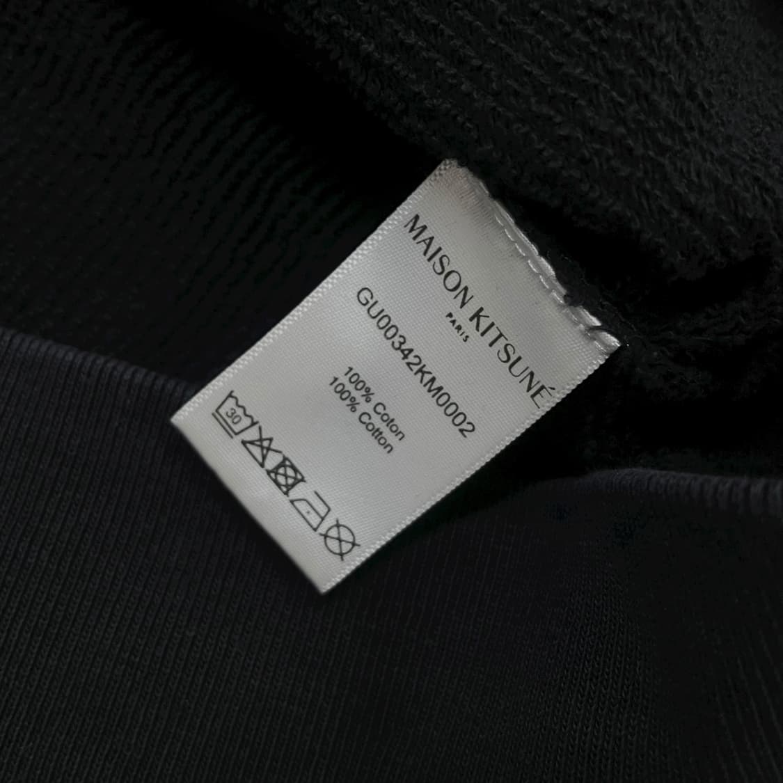 메종키츠네 칠렉스 폭스 맨투맨 블랙 상품이미지4