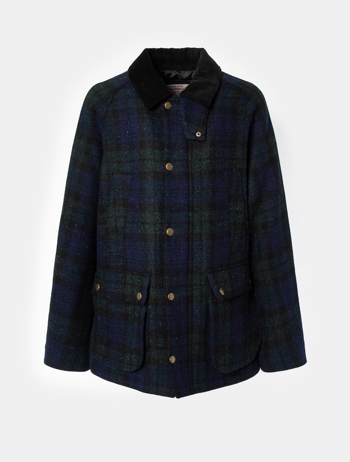 빈폴x해리스트위드 블랙와치 울 헌팅자켓 바버 디자인 상품이미지1