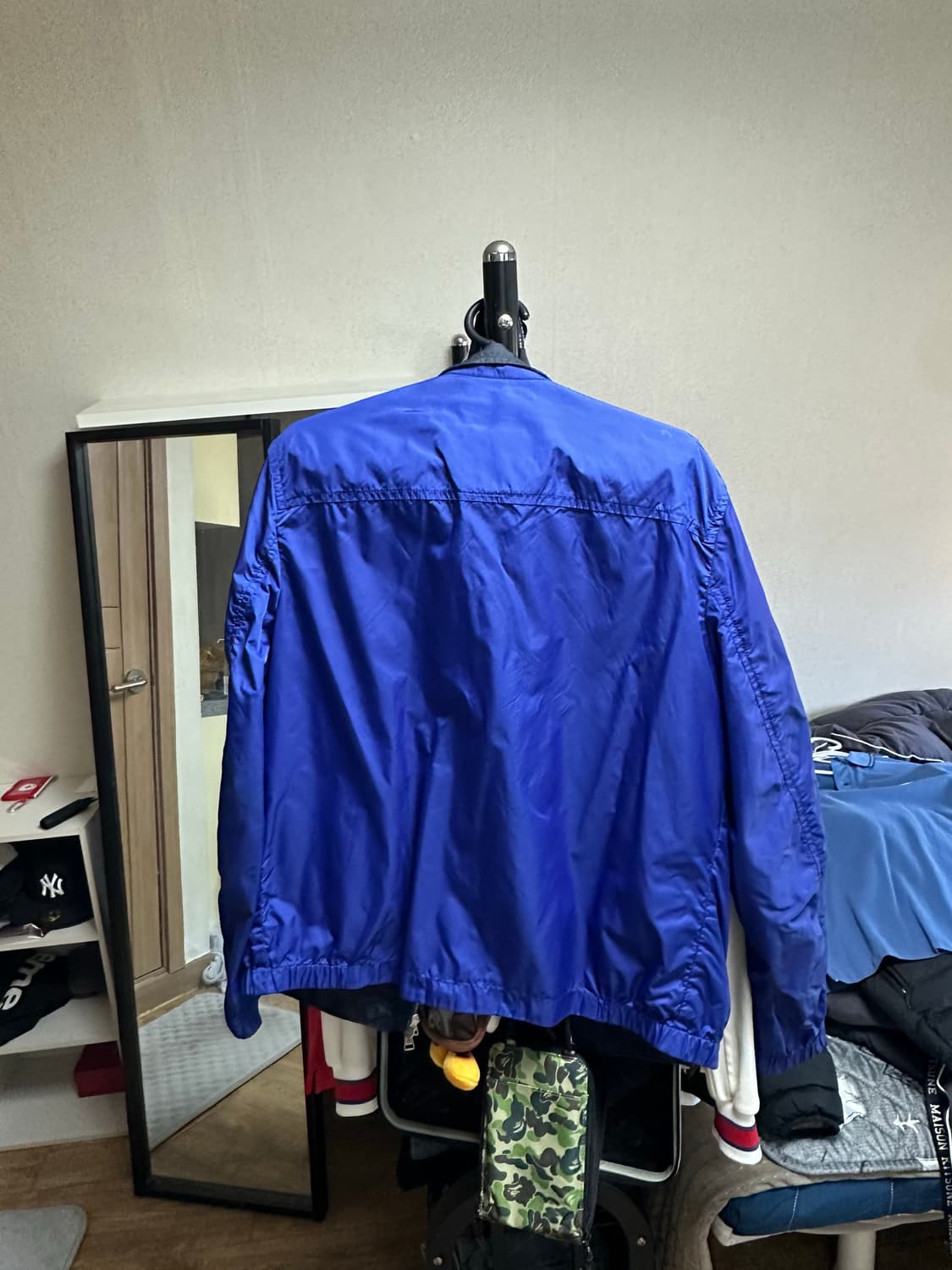 급처) 몽클레어 남성 블루 바람막이m 정품 상품이미지8