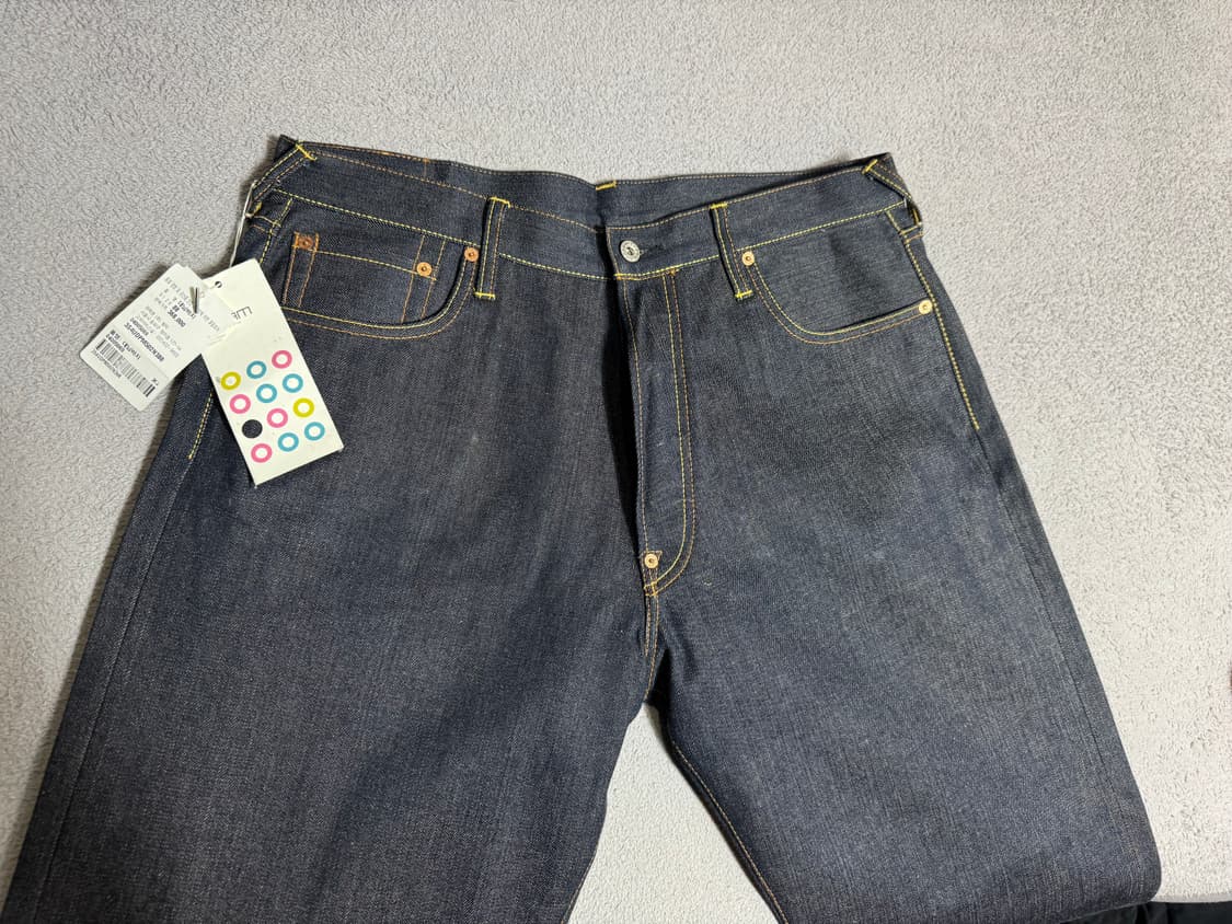 새제품 에비수(Evisu) No.2 오리지널 빅다이콕 셀비지 데님 청바지 상품이미지9