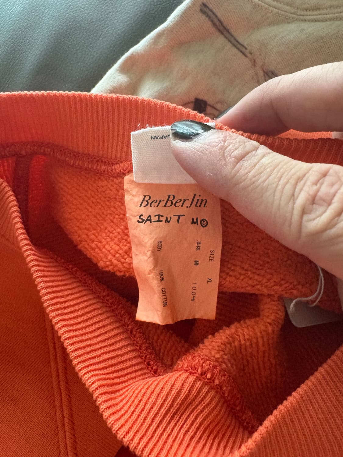 Saint Mxxxxxx Berberjin 세인트 마이클스 버버진 맨투맨 상품이미지6