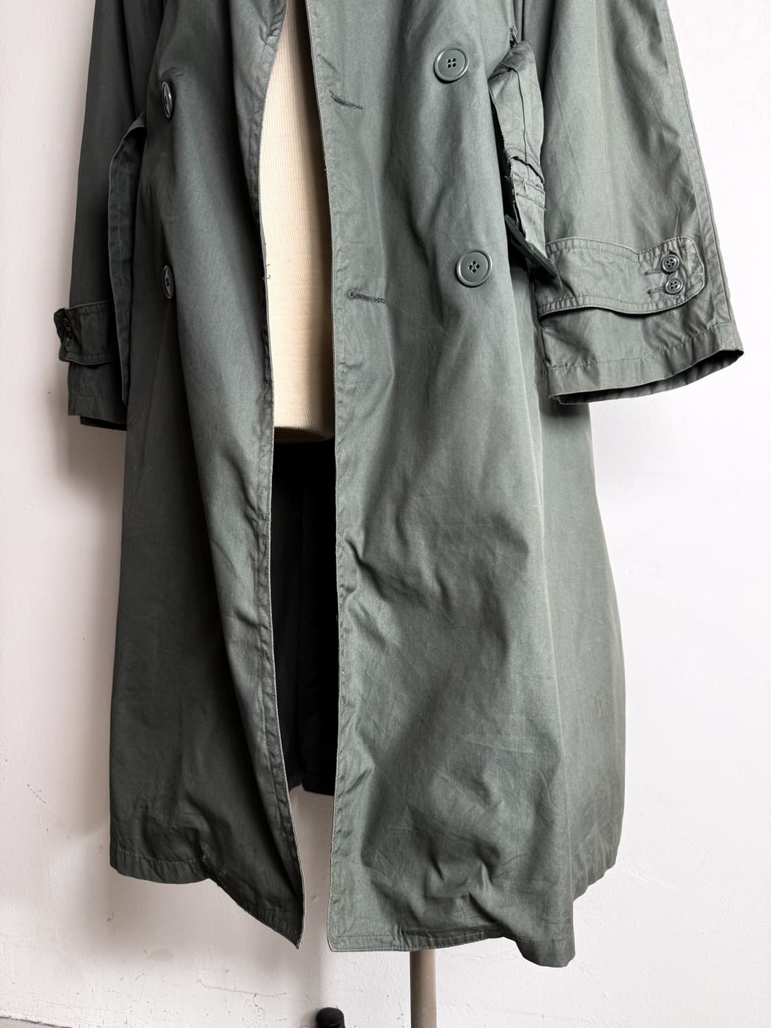 60s US Army Green 274 Trench  Coat 상품이미지7