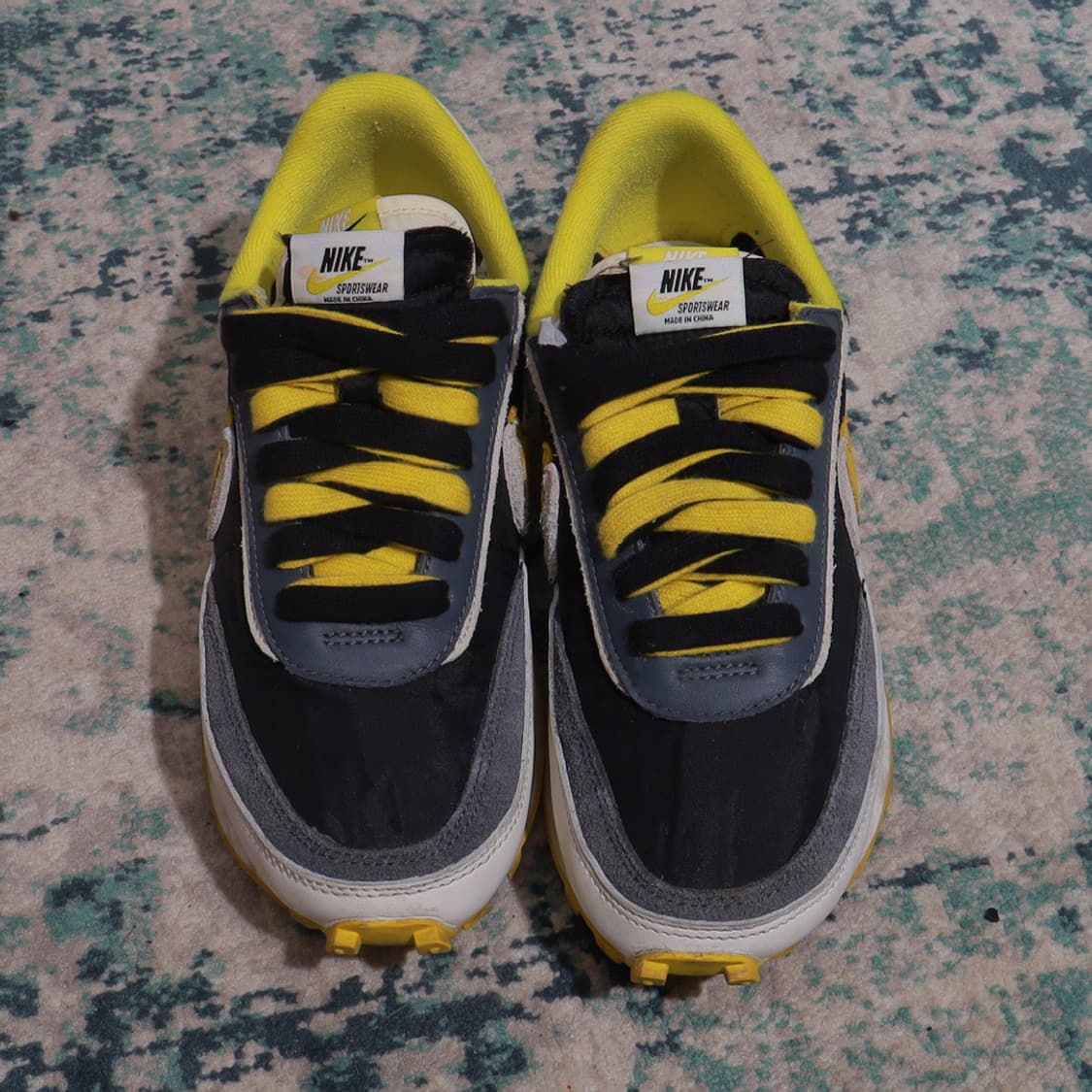 Nike 나이키 사카이 언더커버 LD와플 블랙 앤 브라이트 시트론 265 상품이미지5