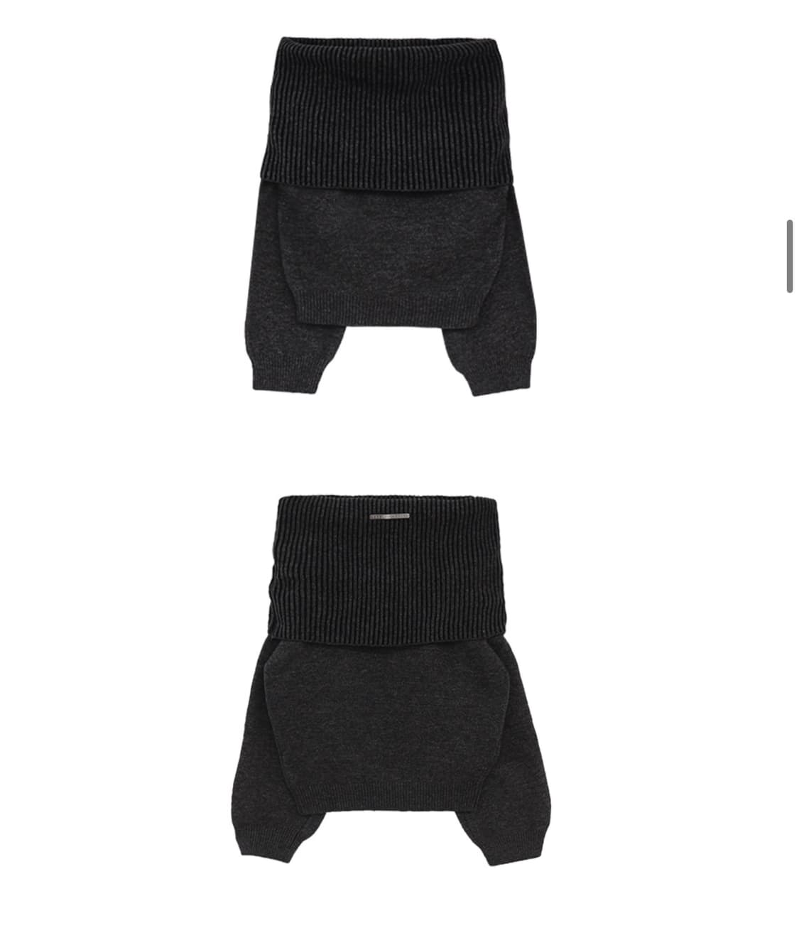 트리밍버드 오프숄더 니트 상품이미지5