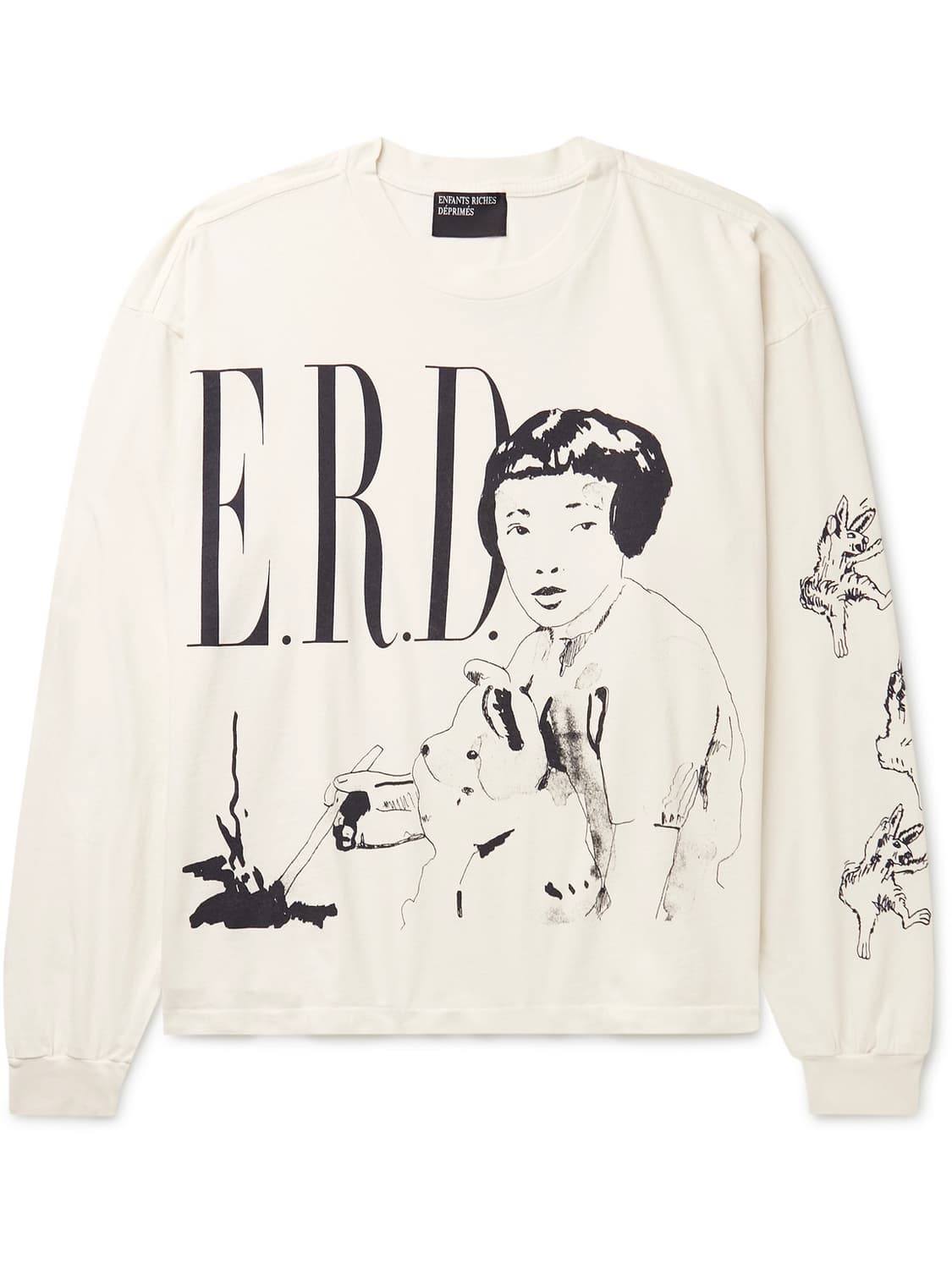 [M] 앙팡리쉬데프리메 Falling Rabbit 롱슬리브 상품이미지1