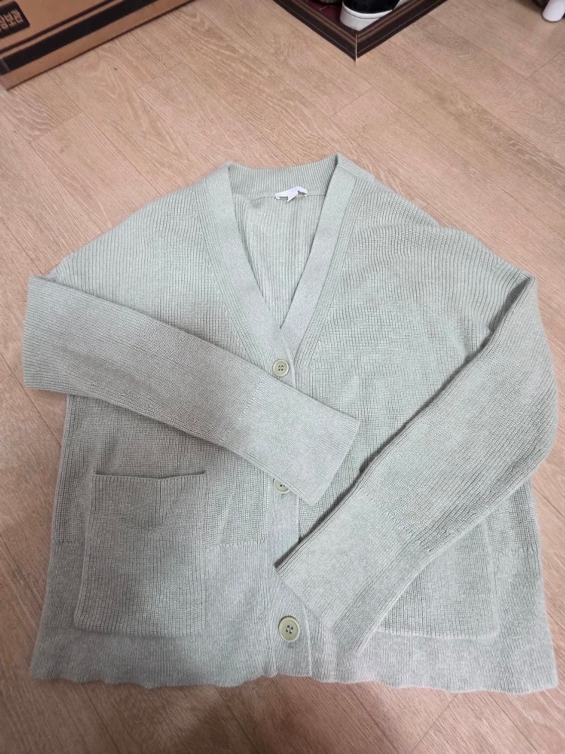 COS 코스 오버핏 브이넥 가디건 상품이미지1