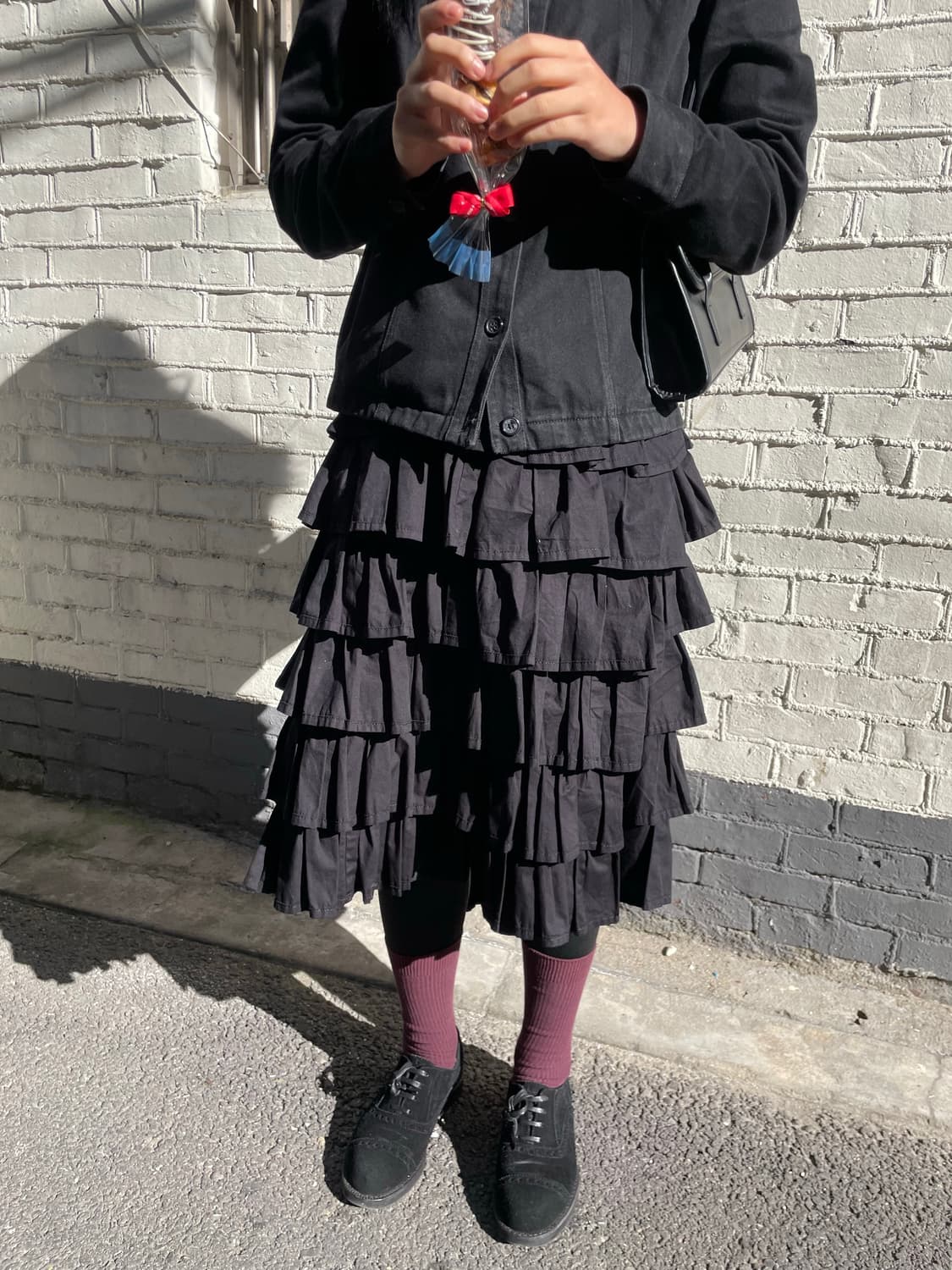 꼼데가르송 트리콧 14 SS 러플 스커트 상품이미지2