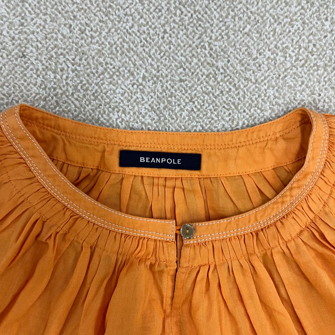 90 빈폴 여성 린넨 블라우스 셔츠 0126M 상품이미지2