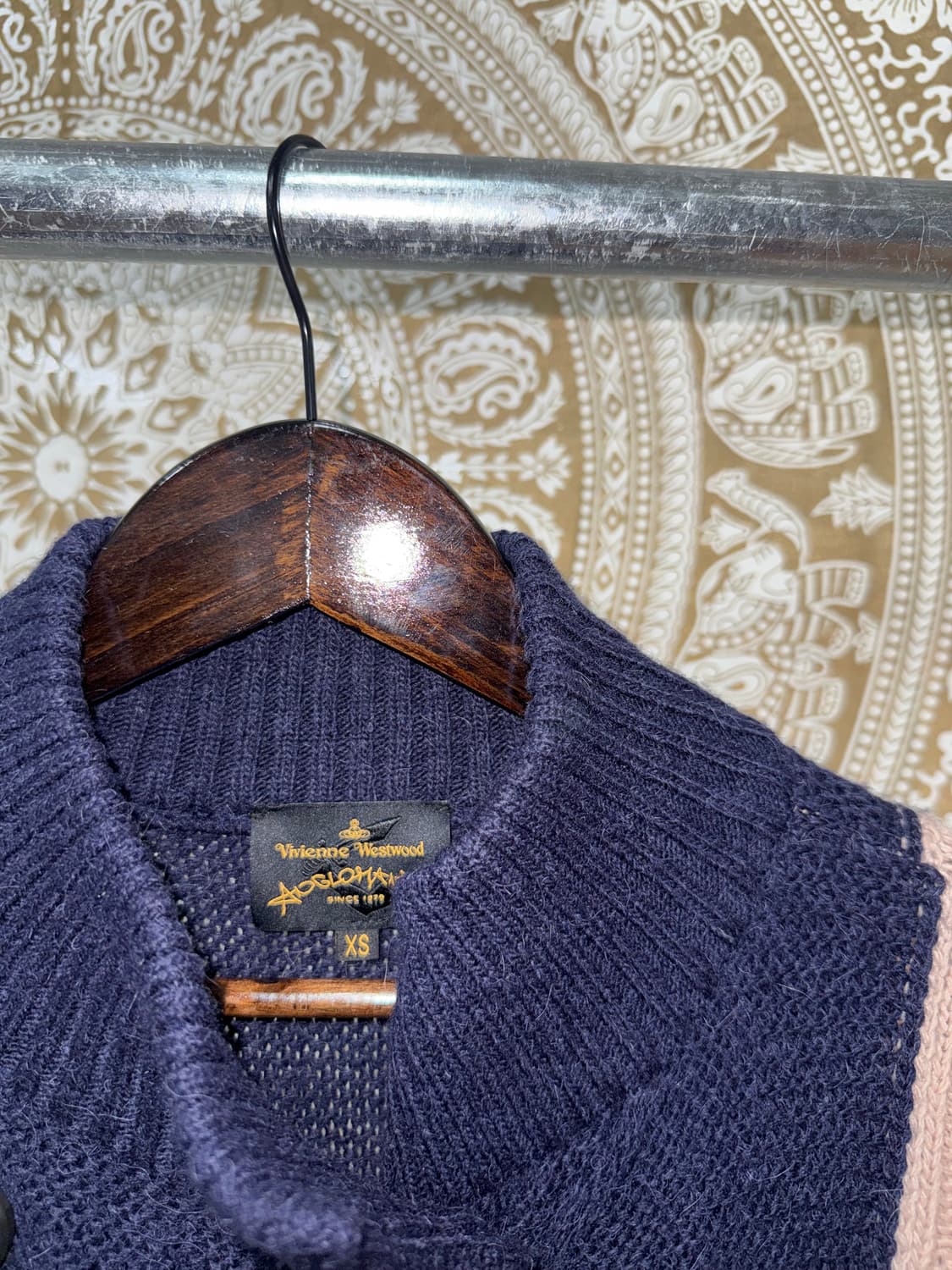 비비안웨스트우드 케이블 더블버튼 가디건  상품이미지5