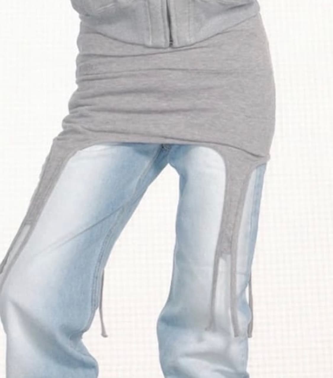 세릭 가터 스커트 랩 그레이 상품이미지2