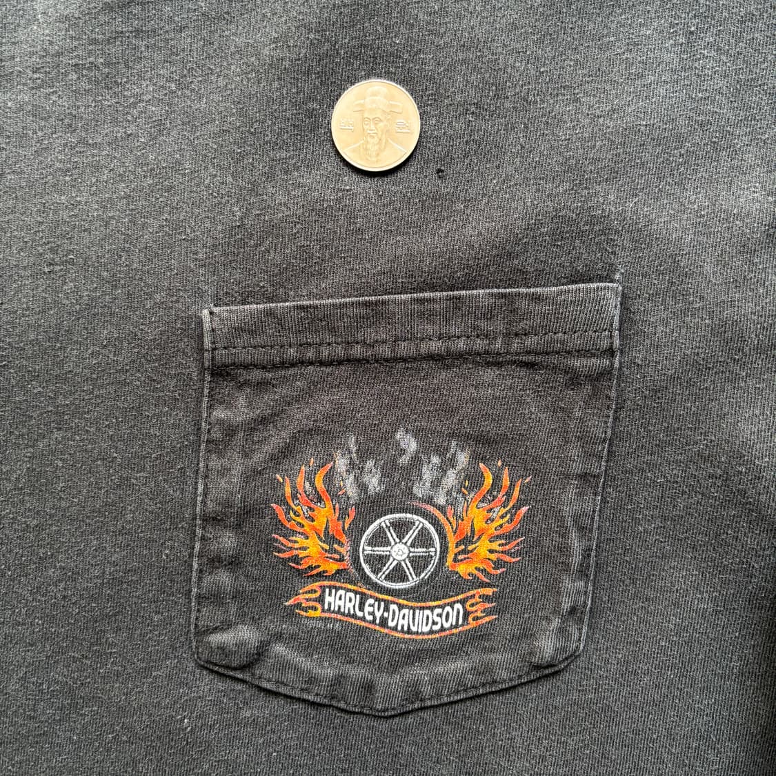 빈티지 할리데이비슨 플레임 롱슬리브 티셔츠 상품이미지4