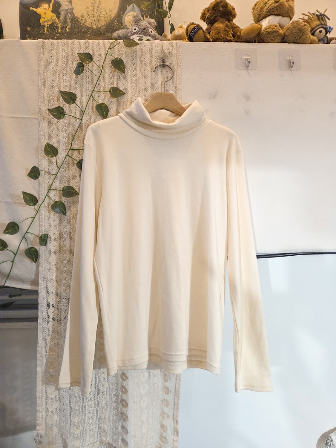 아이보리 목폴라 슬리브 상품이미지1