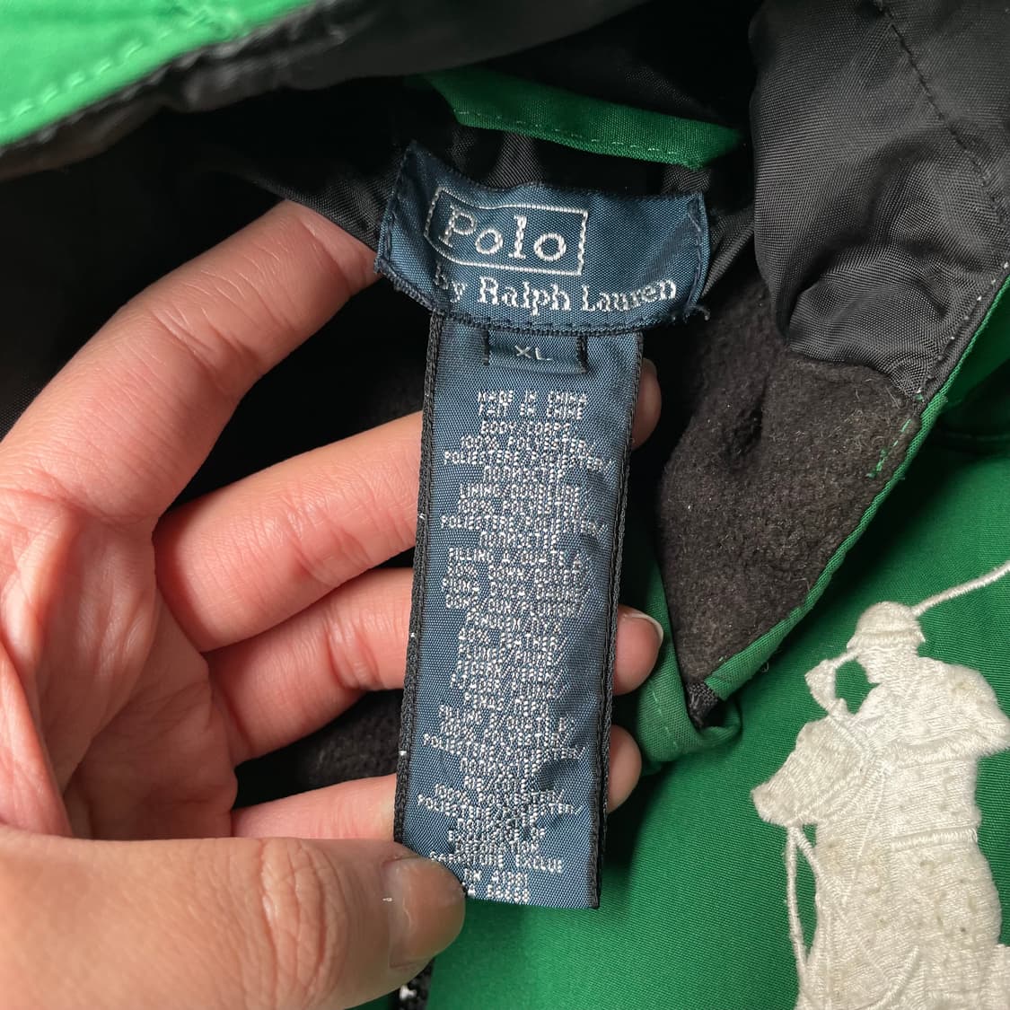 폴로 빅포니 패딩 그린 상품이미지3