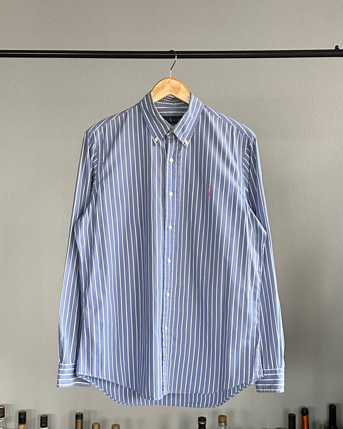 [M]폴로 랄프로렌 블루 스트라이프 셔츠 상품이미지1