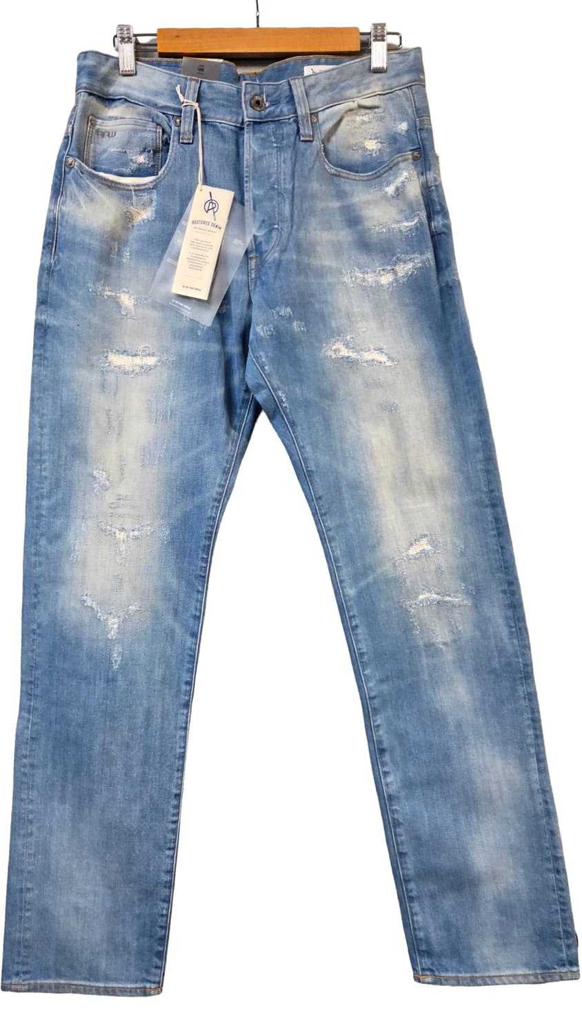 G-Star Raw 디스트로이드 데님 청바지(W32/L32) 상품이미지1