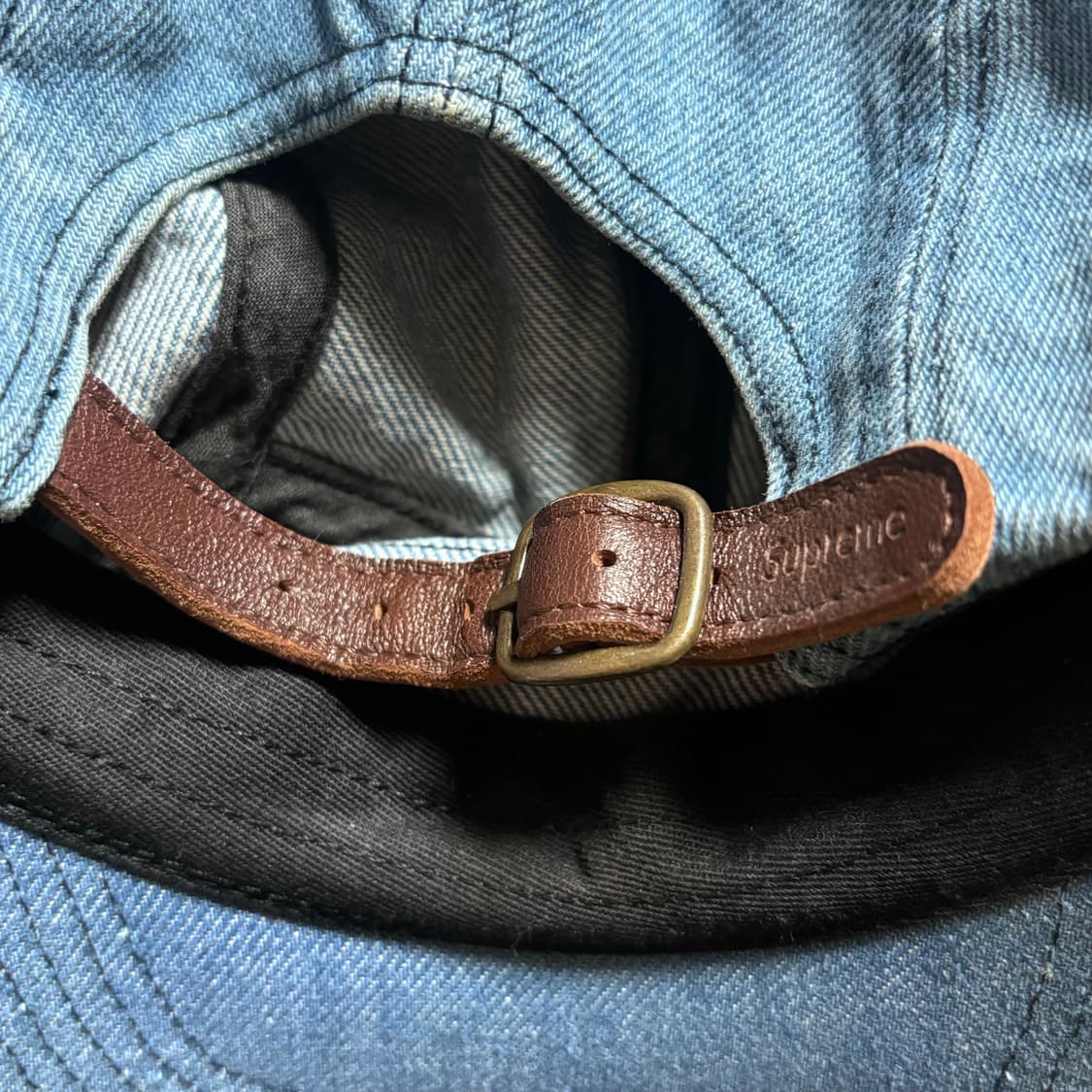 슈프림 워시드 치노 트윌 캠프캡 데님 - 23FW 상품이미지2