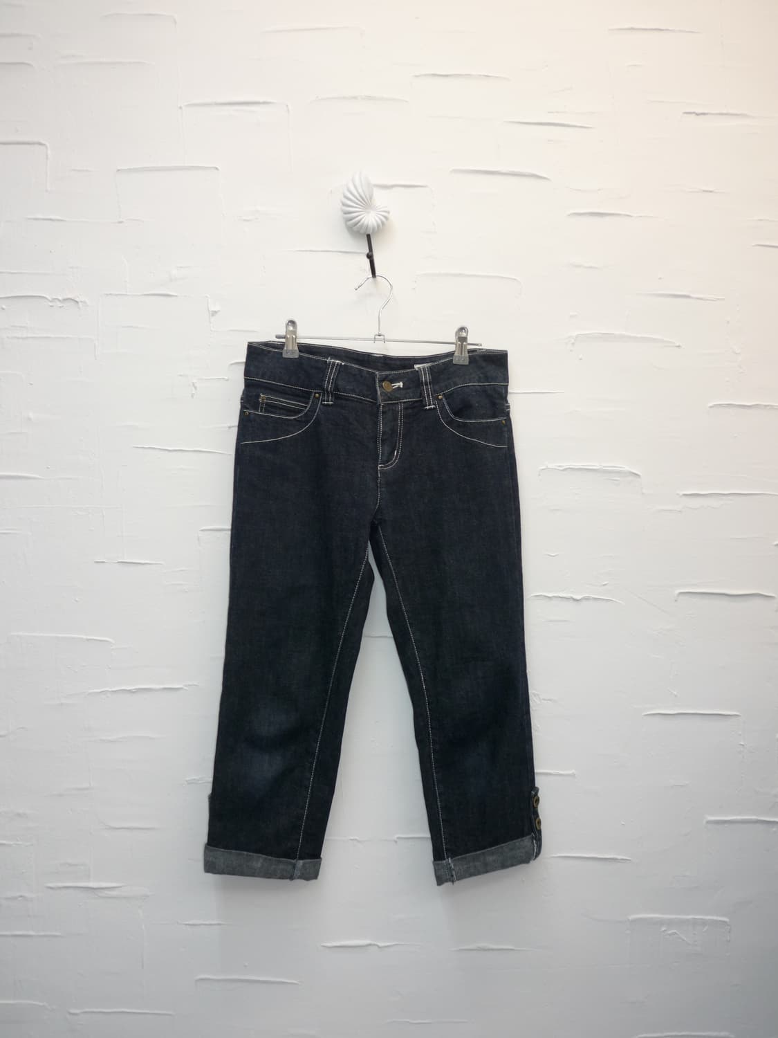 Deep denim capri pants 상품이미지4