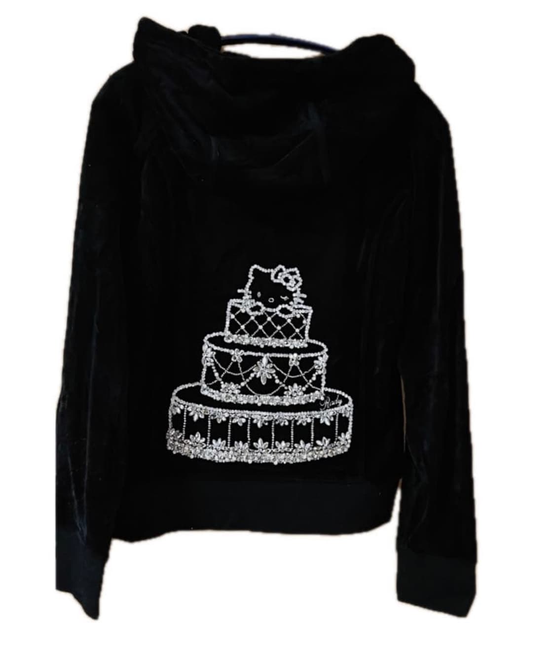 Rady x 헬로키티 케이크 벨벳 후디 블랙 m 상품이미지1