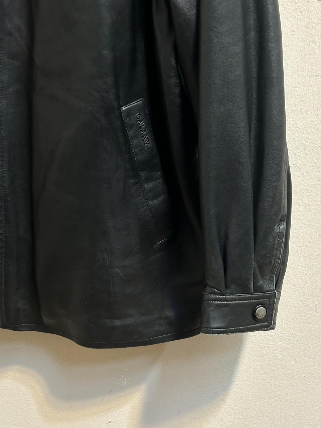 유즈드 양가죽 레더자켓 상품이미지4