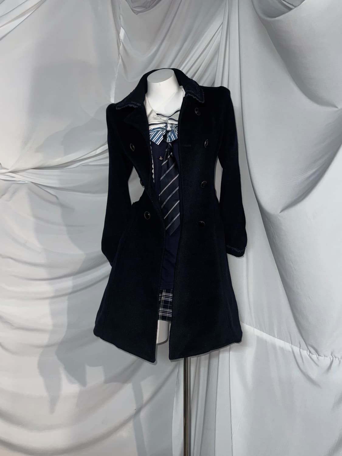 엑시즈팜 네이비 자수 리본 코디세트  상품이미지5