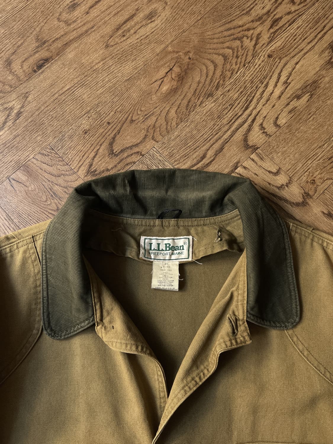 [2XL]90's 엘엘빈 Made in USA 썬페이딩 헌팅 자켓 상품이미지2