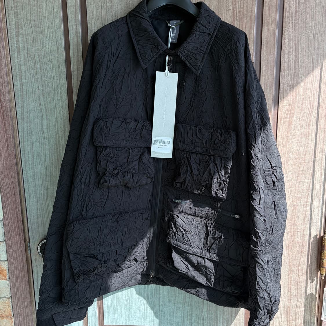 새상품(L)언어펙티드 유틸리티 피셔맨 자켓 블랙 상품이미지1