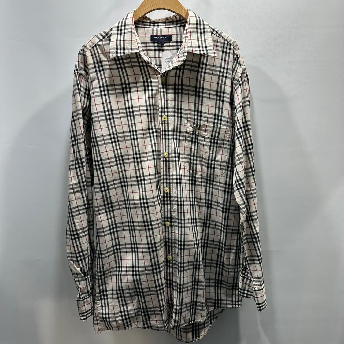 버버리 체크 셔츠 상품이미지1