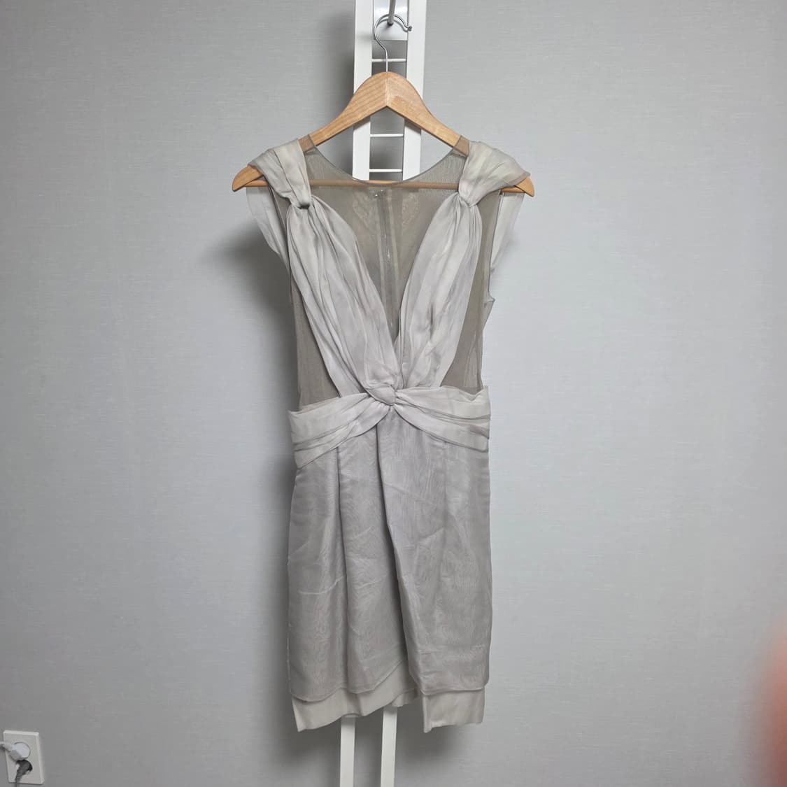 돌체앤가바나 아이보리 매듭 디자인 미니 원피스 상품이미지1