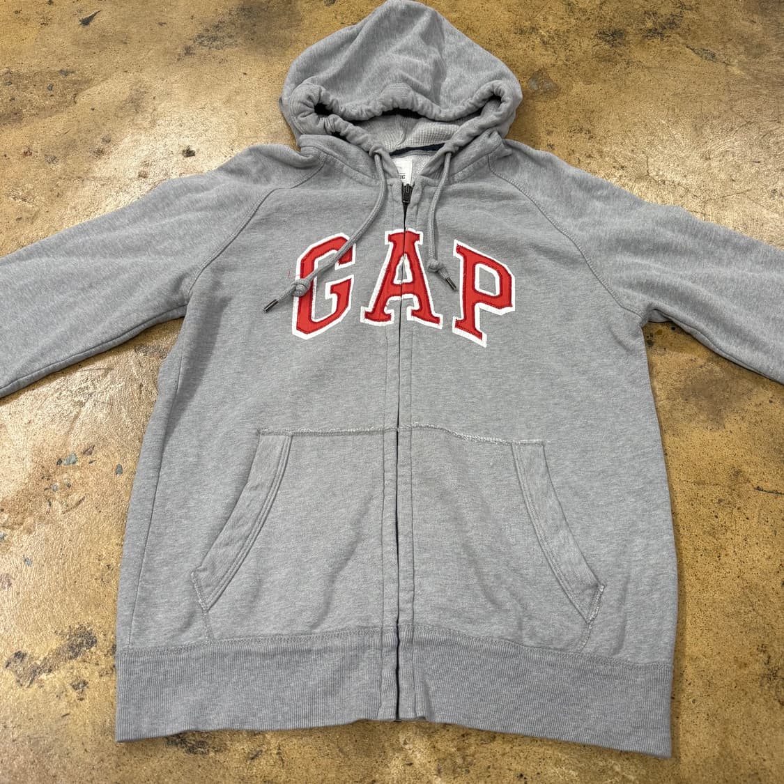 갭 레드 그레이 후드집업  상품이미지3
