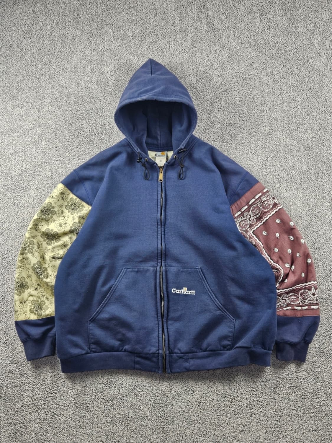 칼하트 페이즐리 반다나 커스텀 스웻 후드 집업 (2XL) / 11272 상품이미지1