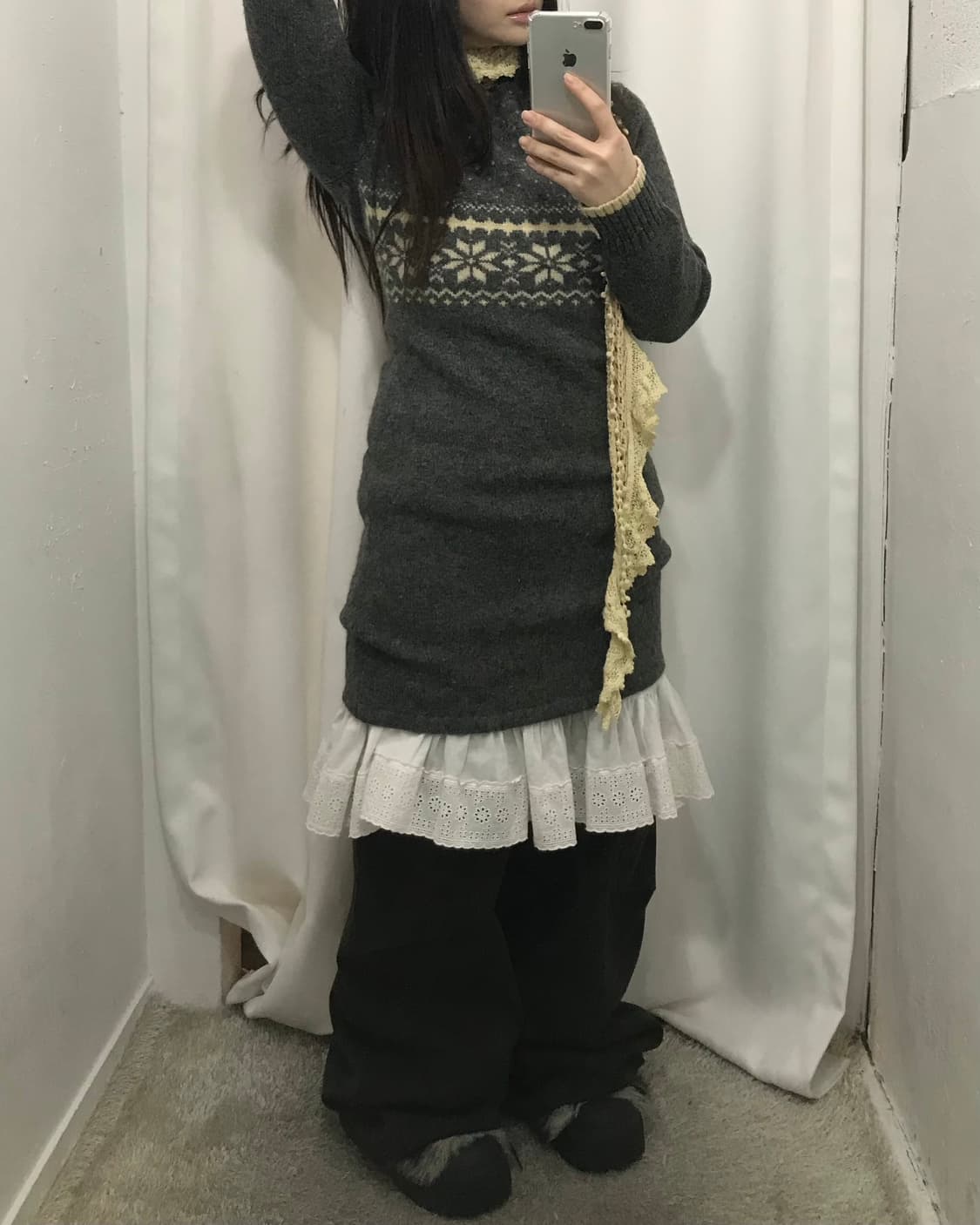 도트 경량패딩 코디 세트 🤍  상품이미지4