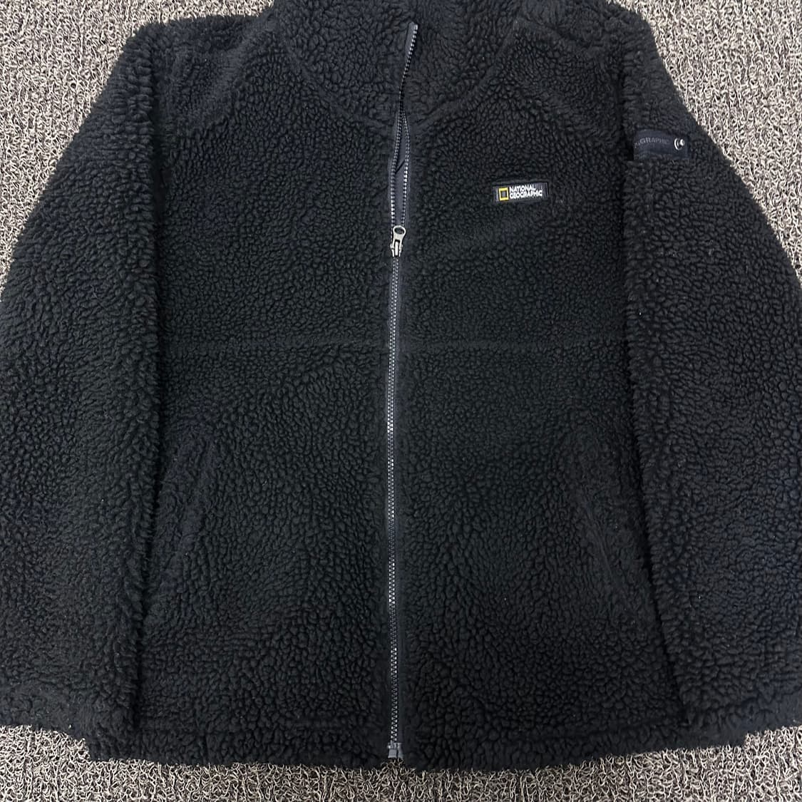 네셔널지오그래픽 털 뽀글이 후리스 자켓 블랙 L 상품이미지4
