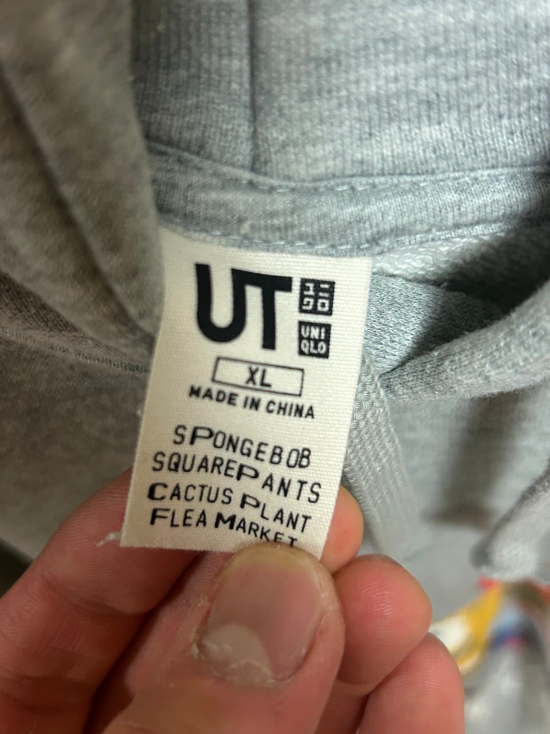 스폰지밥 후드티 XL 상품이미지5