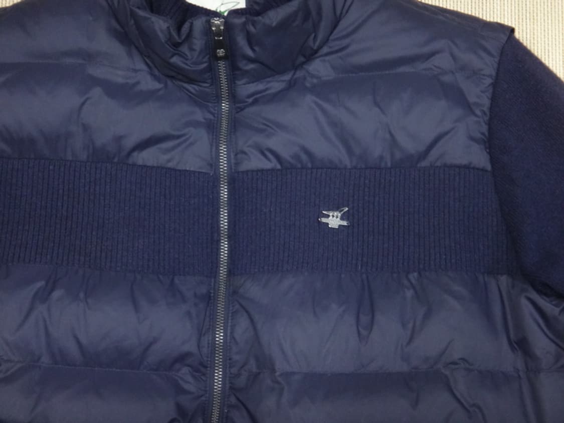 (2XL) 헨리코튼 골프 남성 니트배색 다운 패딩 점퍼 상품이미지4