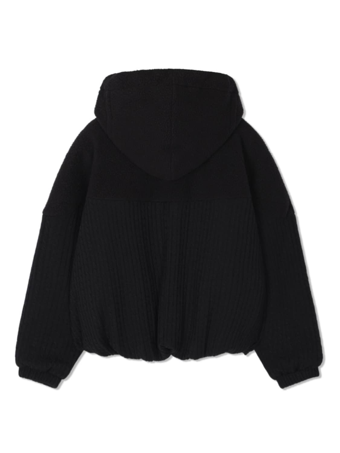 구월십일 후리스 벌룬 점퍼 블랙 상품이미지2