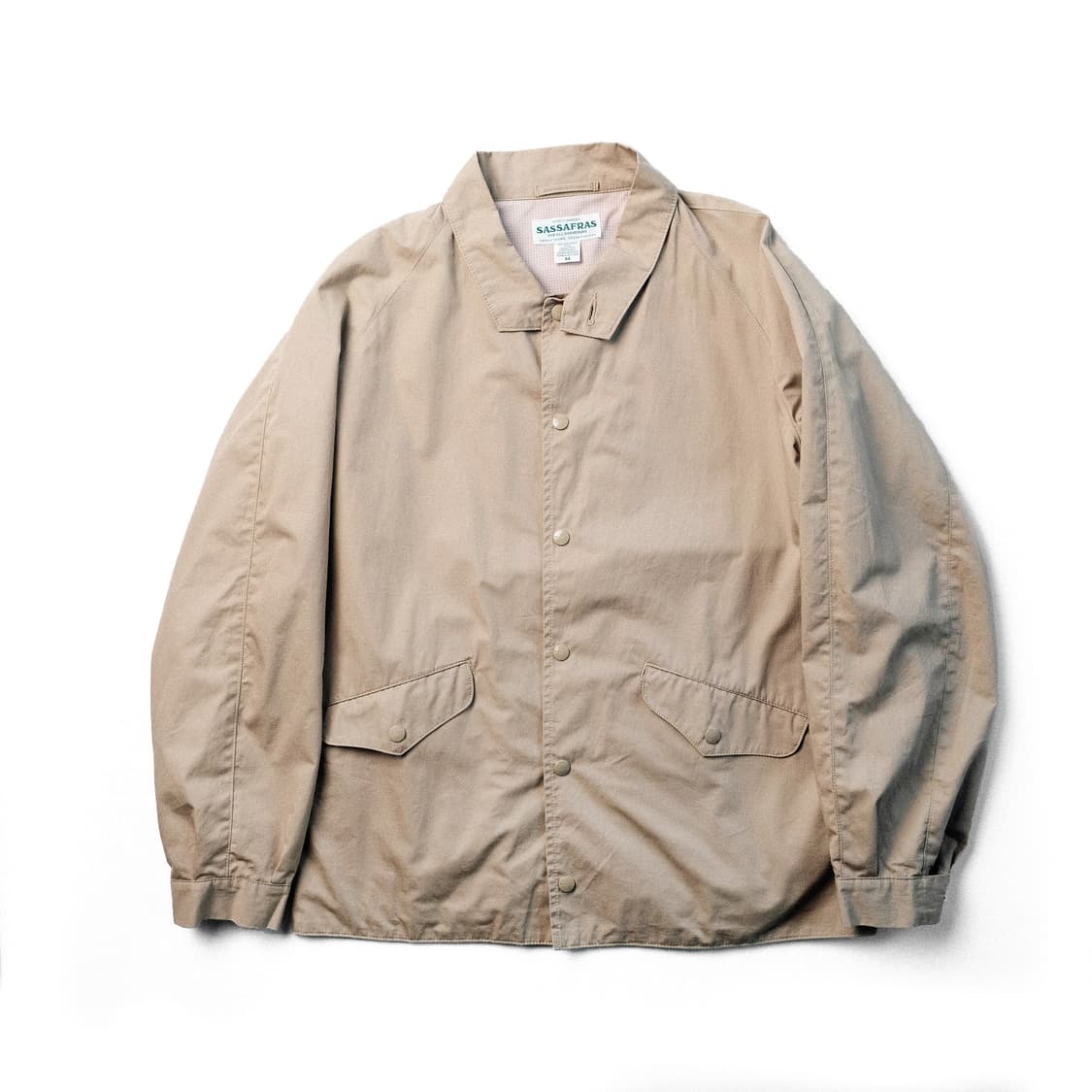 SASSAFRAS 사사프라스 코튼 린넨 블루종 자켓 M(103-105) 상품이미지3