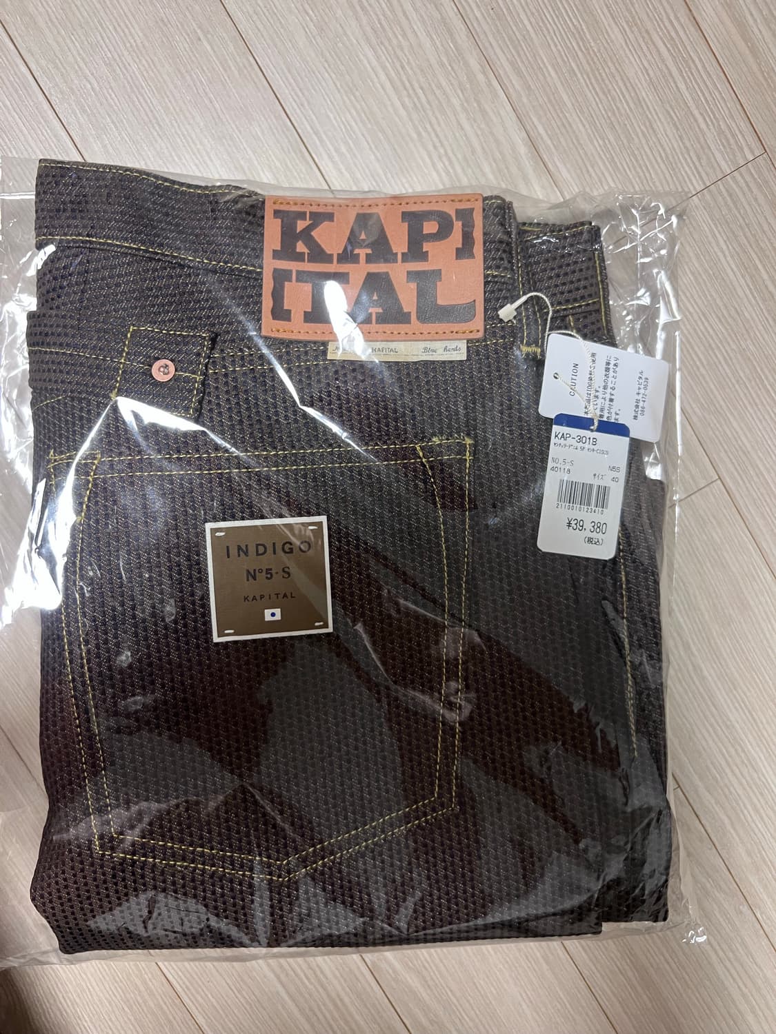 캐피탈 센츄리데님 NO.5S 40사이즈 상품이미지1