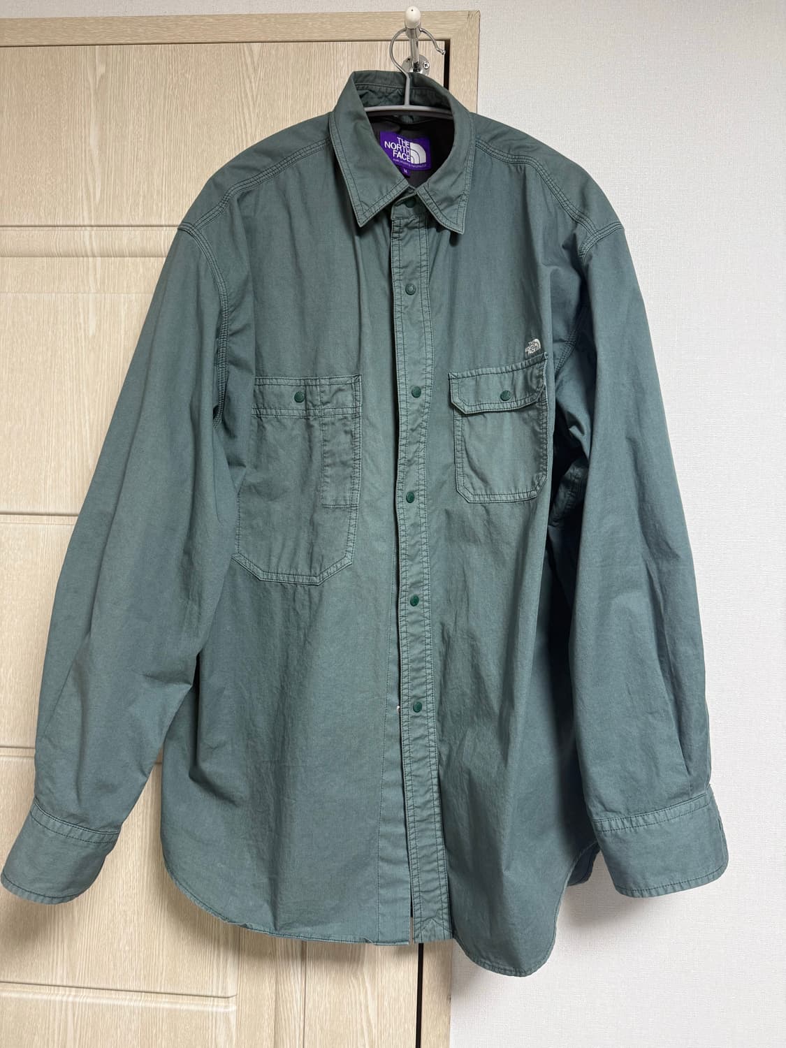 노스페이스 퍼플라벨 라이트웨이트 빅트윌 셔츠 m 상품이미지1