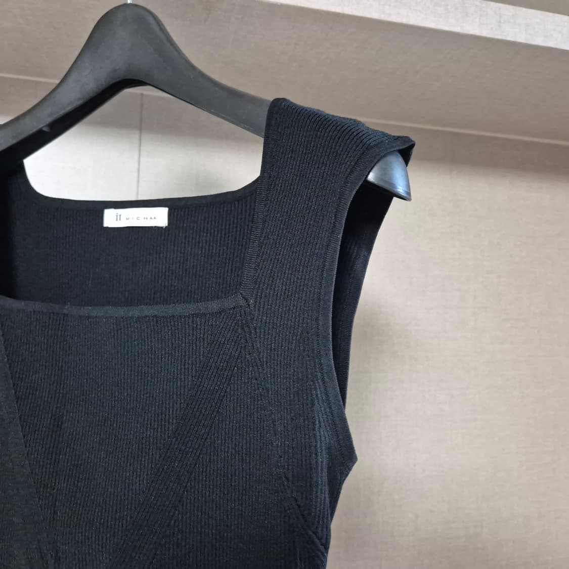 55)잇미샤 스퀘어라인 니트탑 ITP3BPO730 상품이미지7