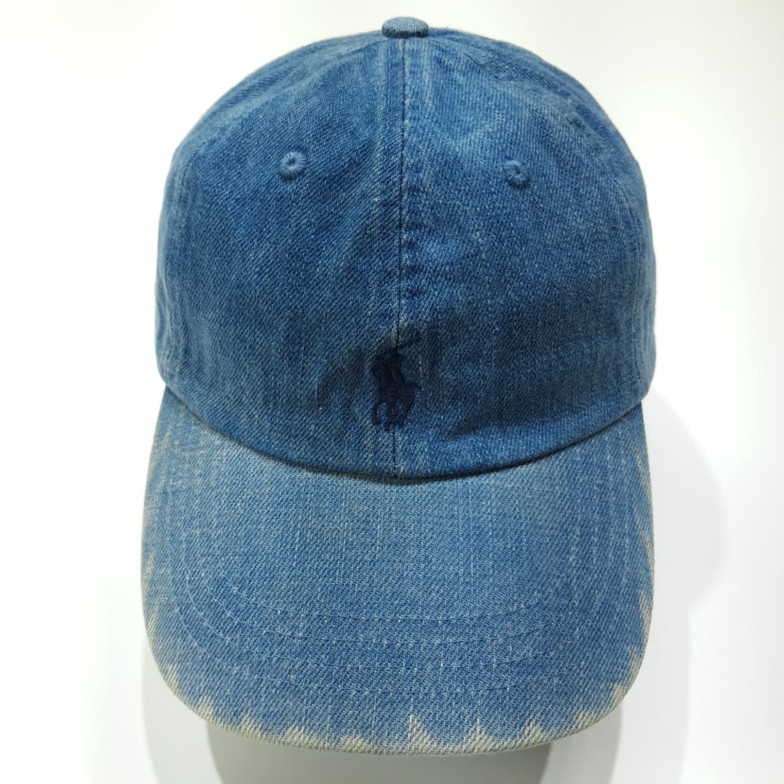 CL561 폴로 데님 다크네이비 자수 인디고 볼캡 모자 상품이미지3