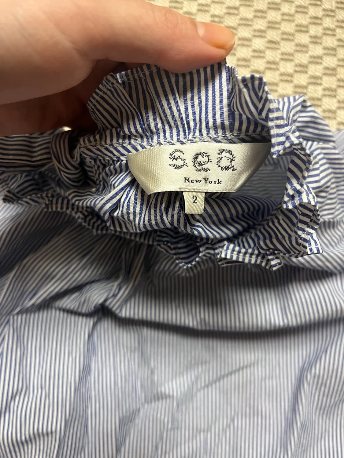 SEA 뉴욕 스트라이프 블라우스 상품이미지3
