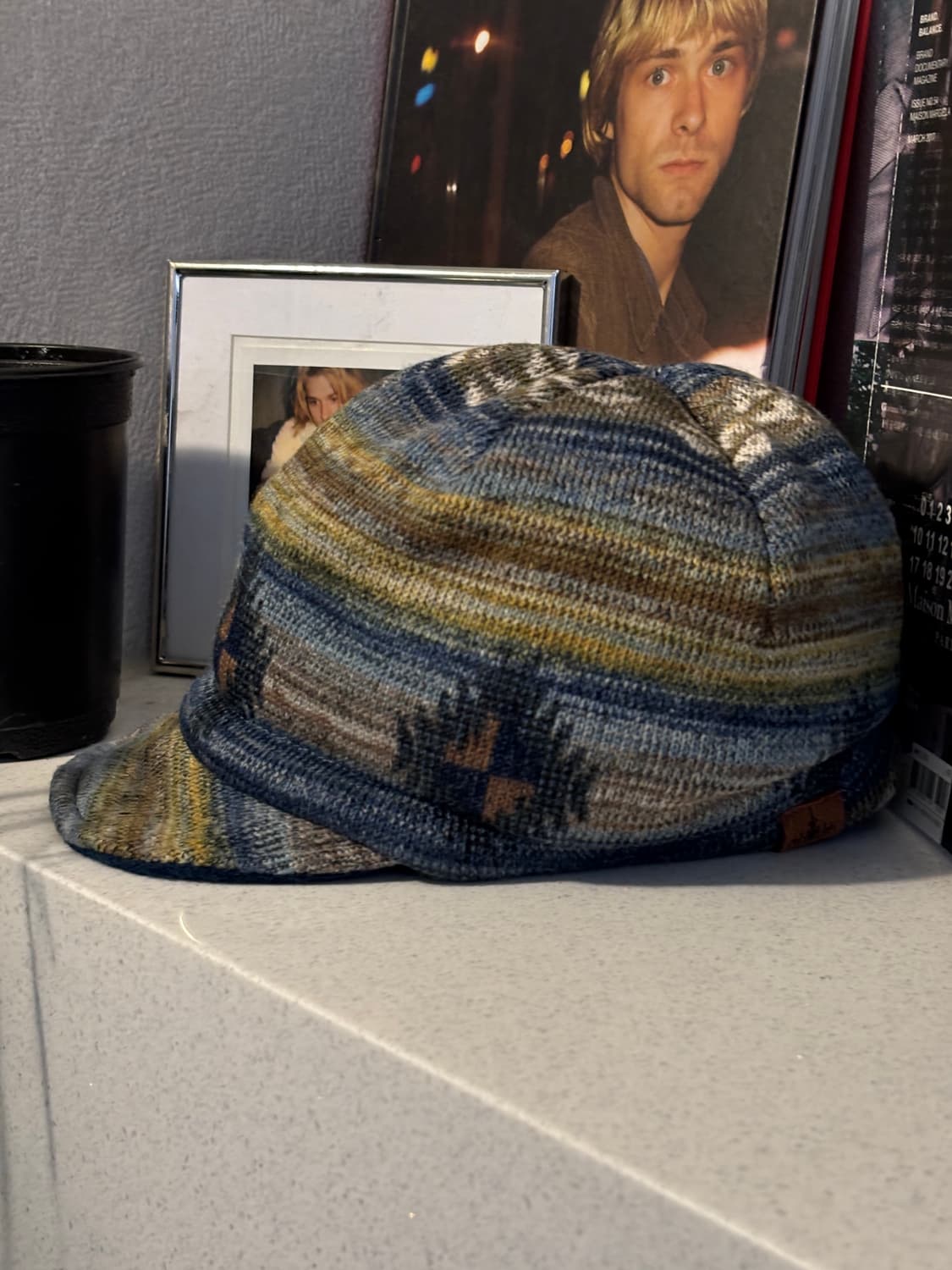 빈티지 리버서블 니트캡 상품이미지2