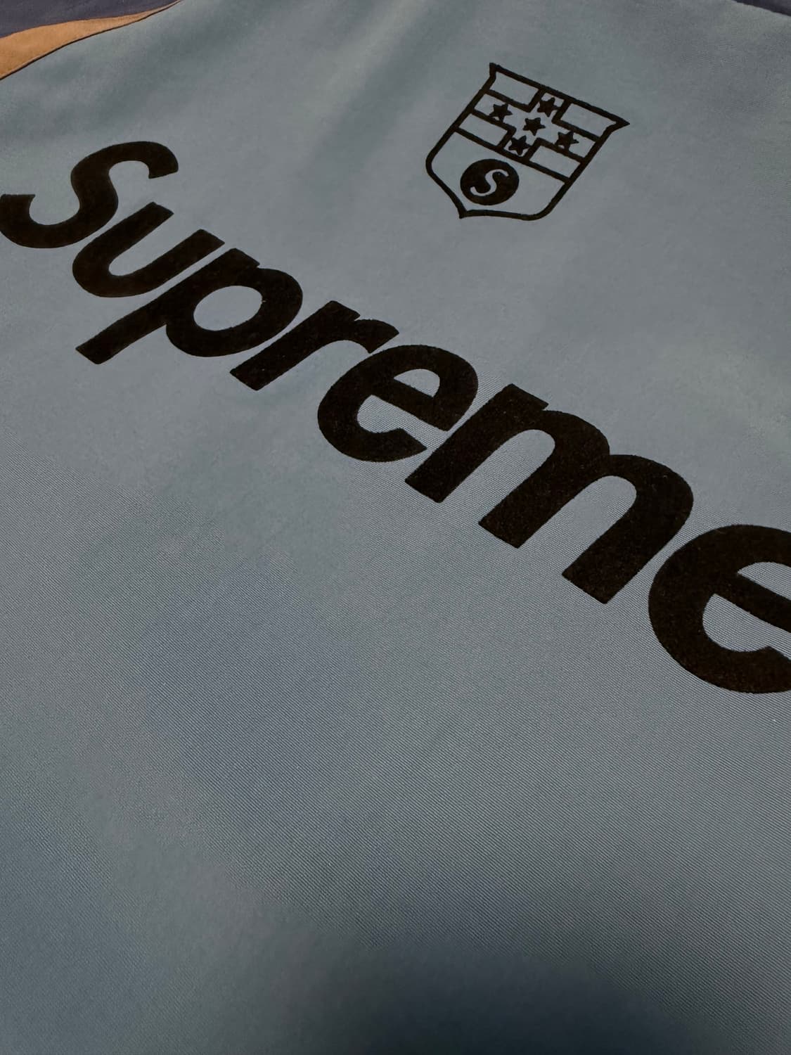 슈프림 S 로고 트랙자켓 네이비 M 상품이미지4